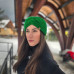 Pletená čelenka TANJA zelená Pletená čelenka TANJA zelená