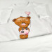 Ručne maľované detské tričko MACKO - ružový