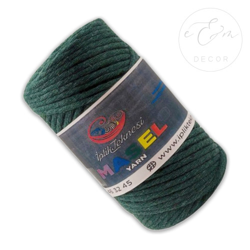 Masel Yarn 3 mm machovo zelená Masel Yarn 3 mm machovo zelená