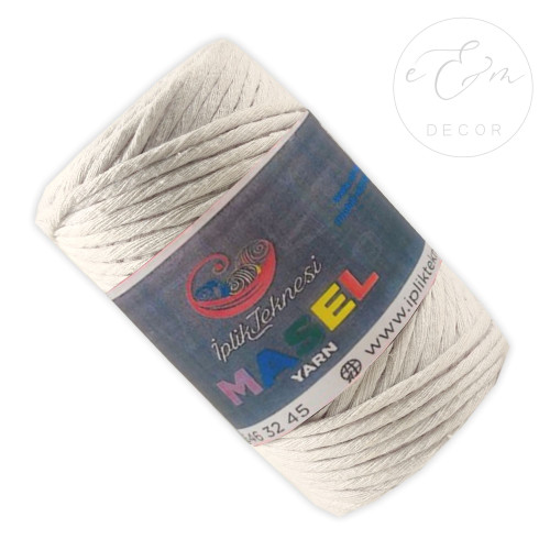 Masel Yarn 3 mm smotanová Masel Yarn 3 mm smotanová