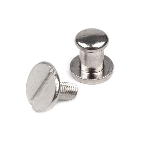 Sedlársky nit skrutkovací Ø 6 mm nikel (9 mm) Sedlársky nit skrutkovací Ø 6 mm nikel (9 mm)