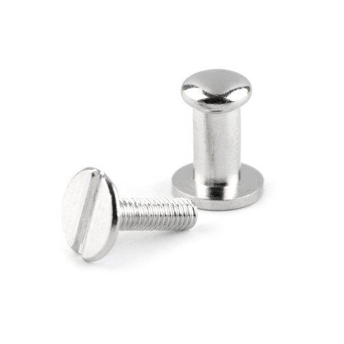 Sedlársky nit skrutkovací Ø 6 mm nikel (11 mm) Sedlársky nit skrutkovací Ø 6 mm nikel (11 mm)