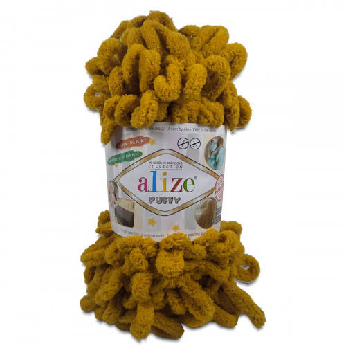 Alize Puffy 02 horčicová Alize Puffy 02 horčicová