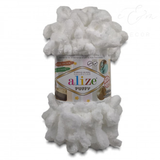 Alize Puffy 55 biela Alize Puffy 55 biela