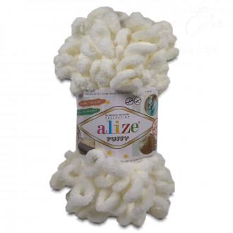 Alize Puffy 62 prírodná smotanová Alize Puffy 62 prírodná smotanová