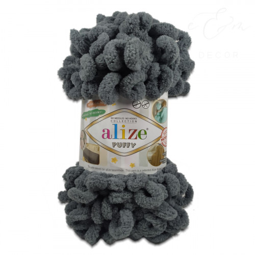 Alize Puffy 87 tmavá sivá Alize Puffy 87 tmavá sivá