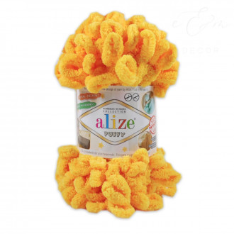 Alize Puffy 216 žltá Alize Puffy 216 žltá
