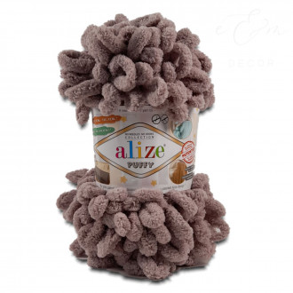 Alize Puffy 268 hnedá režná Alize Puffy 268 hnedá režná