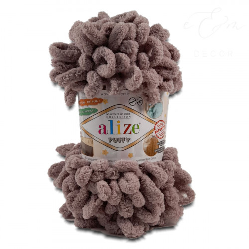 Alize Puffy 268 hnedá režná Alize Puffy 268 hnedá režná