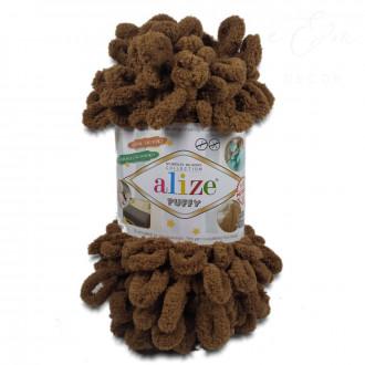 Alize Puffy 321 hnedá káva Alize Puffy 321 hnedá káva