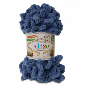 Alize Puffy 374 sivo-modrá Alize Puffy 374 sivo-modrá