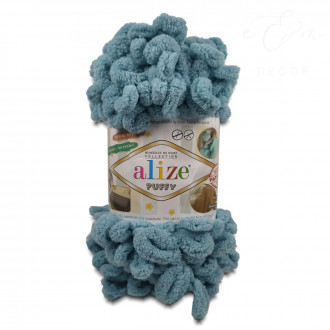 Alize Puffy 414 dymovo modrá Alize Puffy 414 dymovo modrá