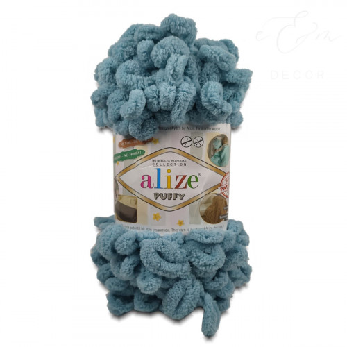 Alize Puffy 414 dymovo modrá Alize Puffy 414 dymovo modrá