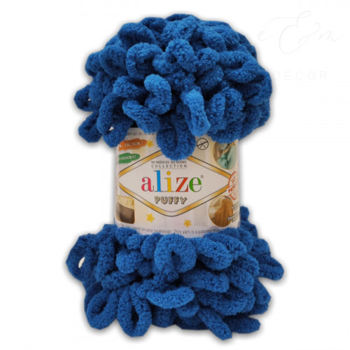 Alize Puffy 637 modrá indigo