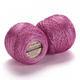 Yarn Art Camellia 415 ružovo strieborná Yarn Art Camellia 415 ružovo strieborná