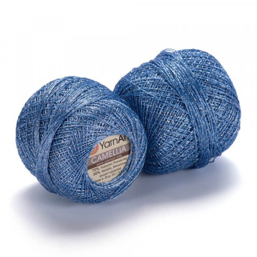 Yarn Art Camellia 417 belasá modro strieborná Yarn Art Camellia 417 belasá modro strieborná