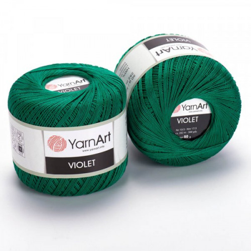 Yarn Art Violet 6334 zelená Yarn Art Violet 6334 zelená
