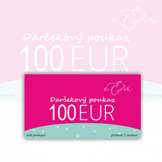Darčekový poukaz v hodnote 100 EUR